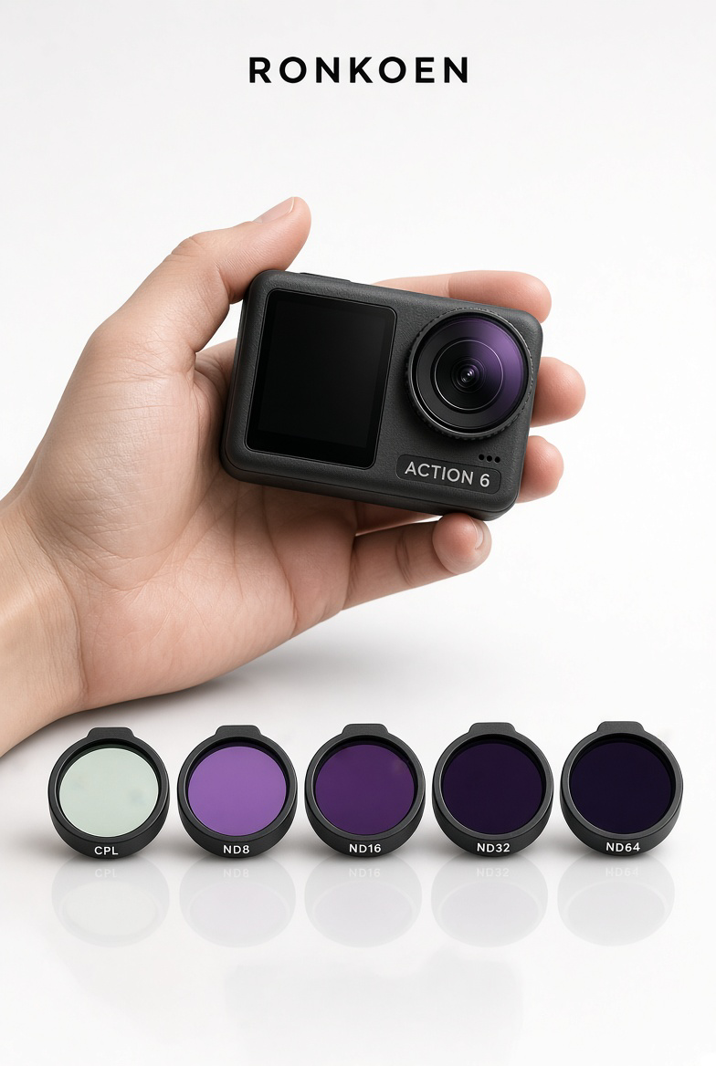 ND Filter Set for DJI Osmo Action 6 - ARC ONE